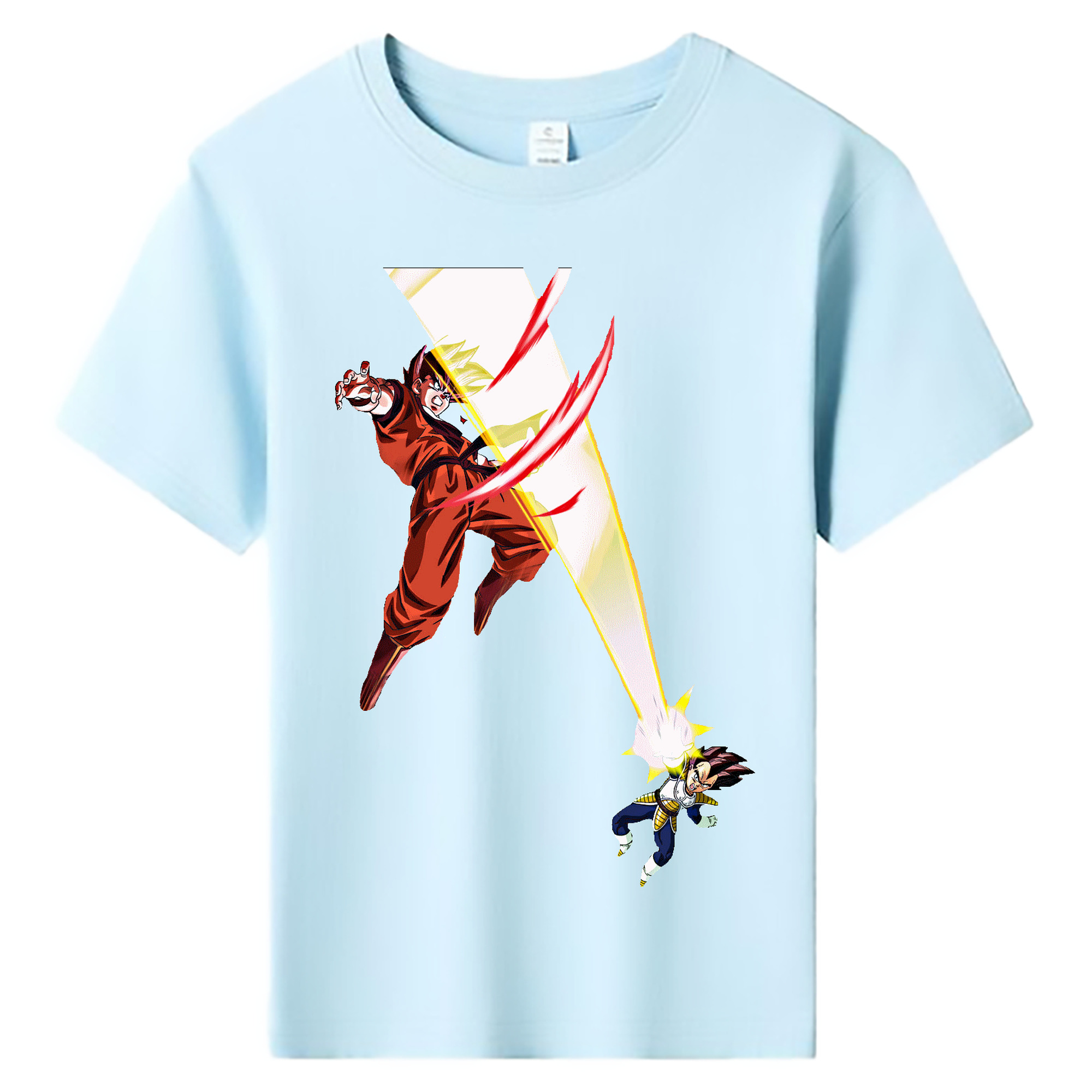（画像用） ドラゴンボール ベジータ四世（Bejīta Yonsei）DRAGON BALL Vegeta IV 綿100％キッズTシャツ（フロントプリント）